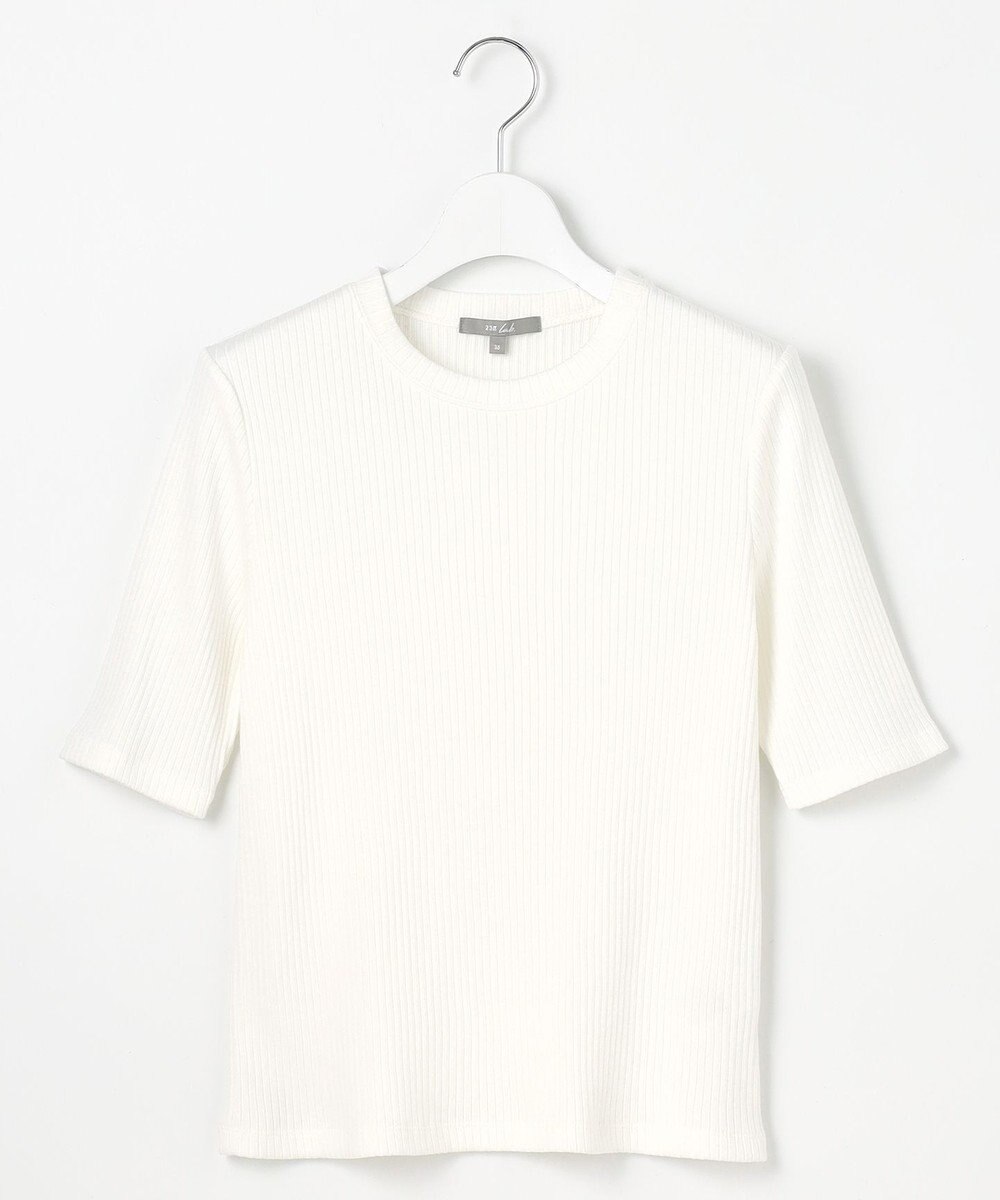 23区 【Indian Factory】シャイニーワイドリブ カットソー 