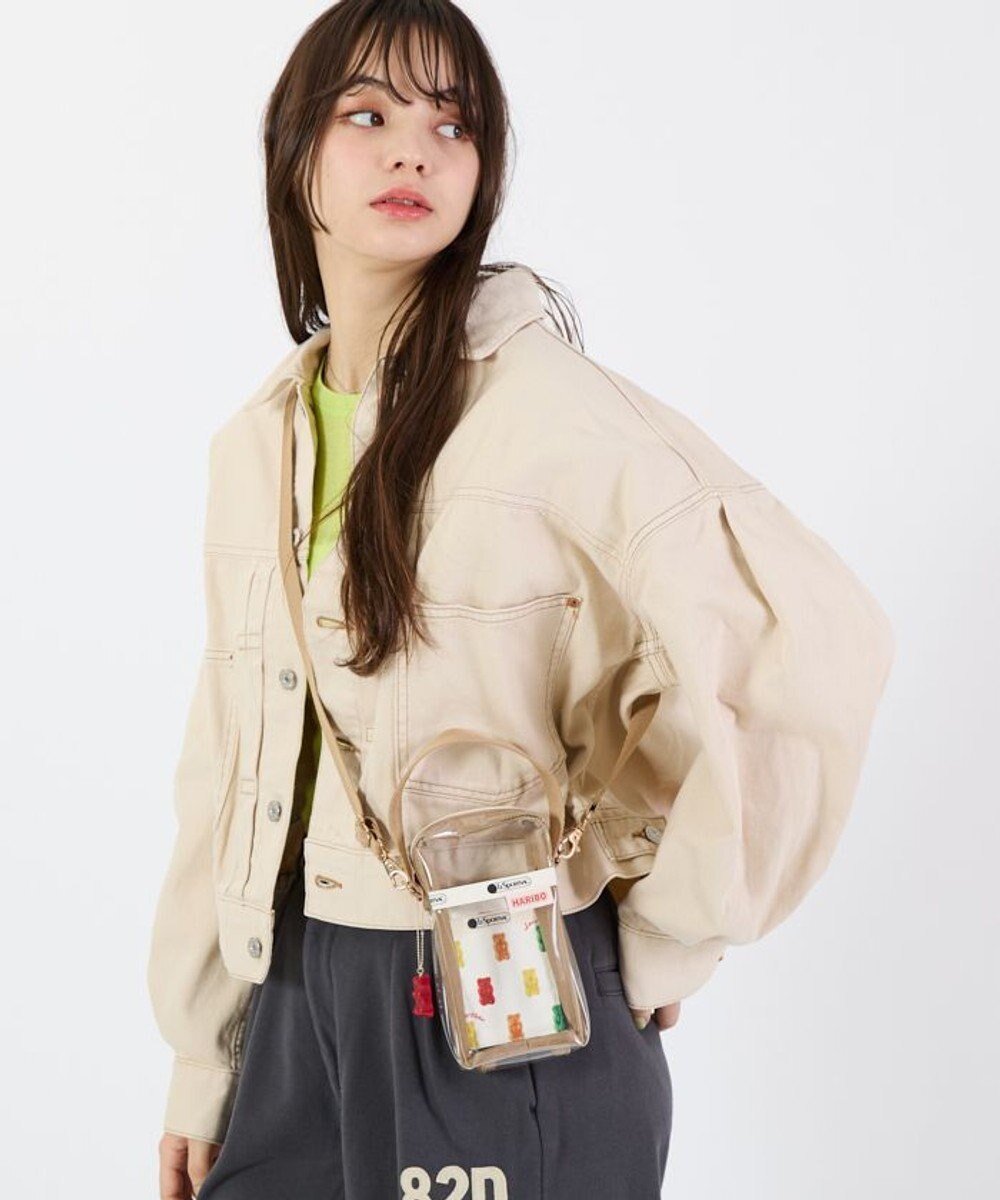 LeSportsac CLEAR MINI PHONE XBODY/ハリボーゴールドベアーズ/クリア 