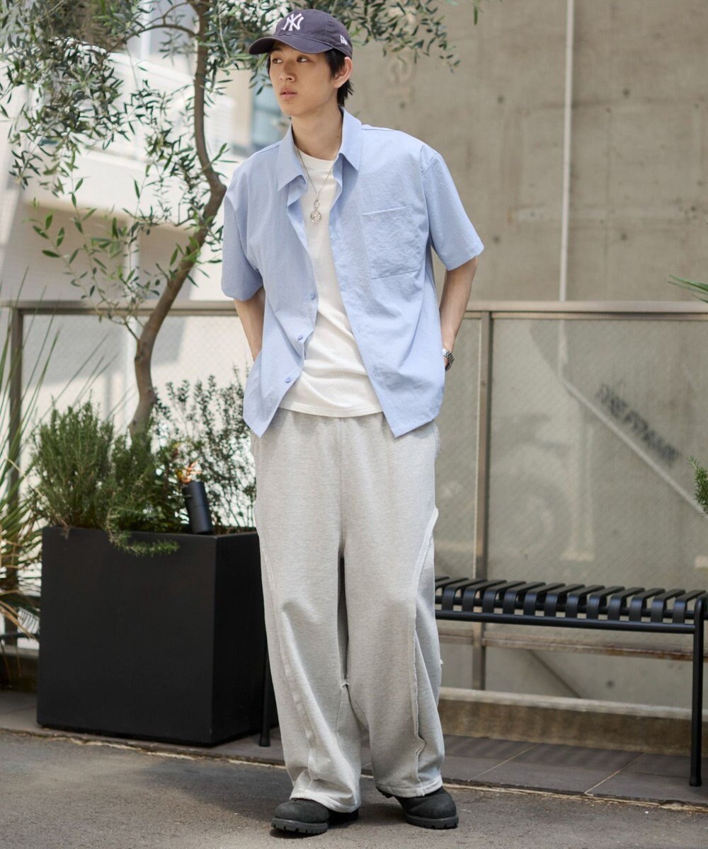 WEGO クロップドSSムジシャツ 