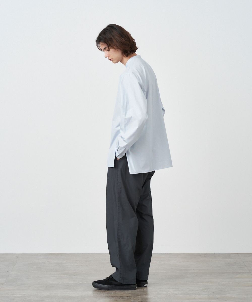 ATON COTTON LAWN | ワイドイージーパンツ - UNISEX 