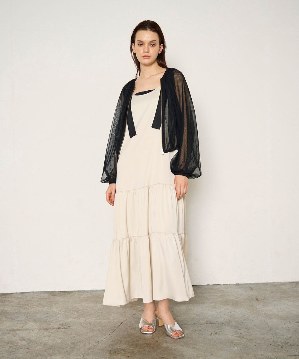 GRACE CONTINENTAL ティアードロングワンピース 