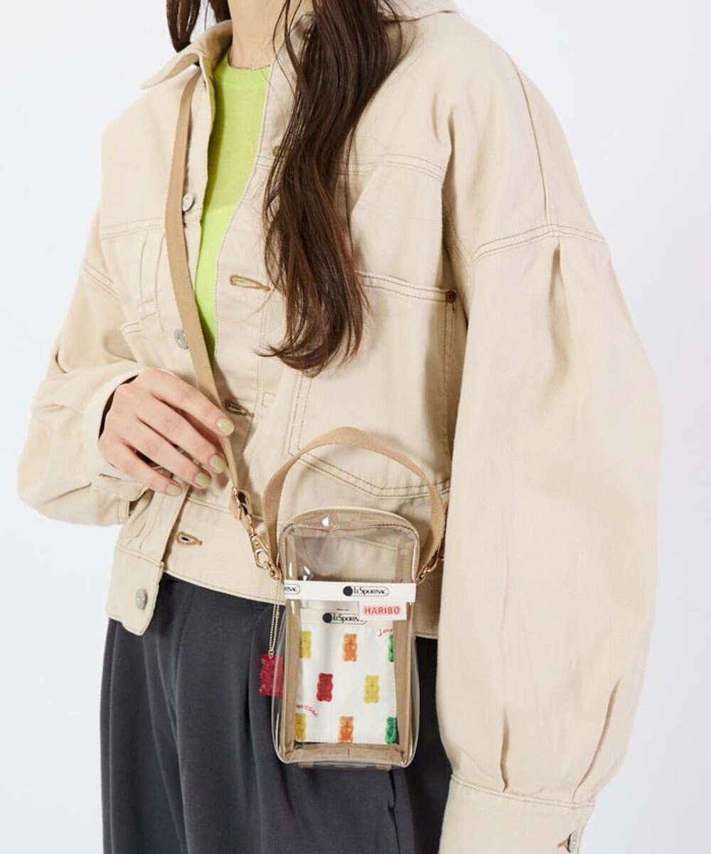 LeSportsac CLEAR MINI PHONE XBODY/ハリボーゴールドベアーズ/クリア 