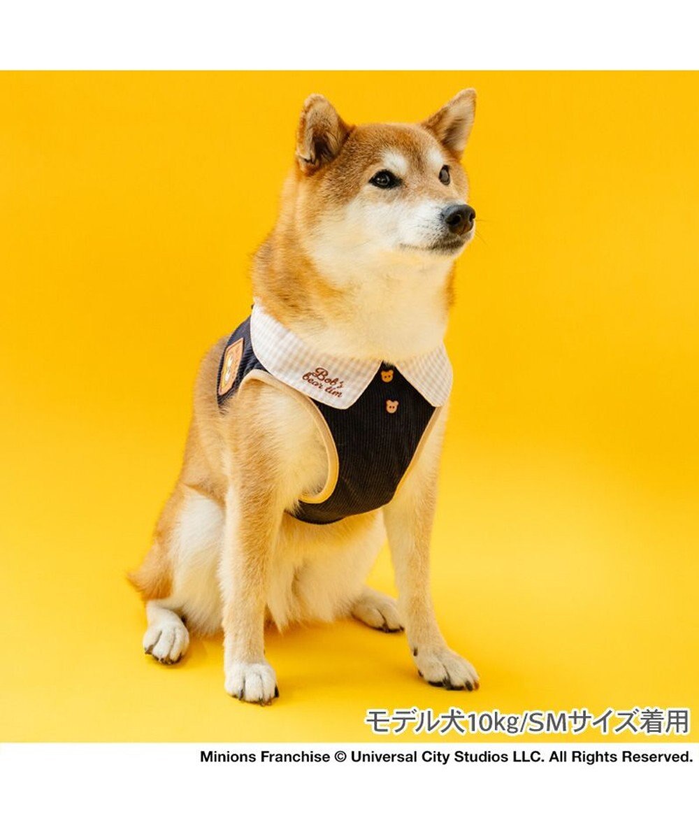 PET PARADISE ミニオン チェック ベスト ハーネス ＳＭ 中型犬 