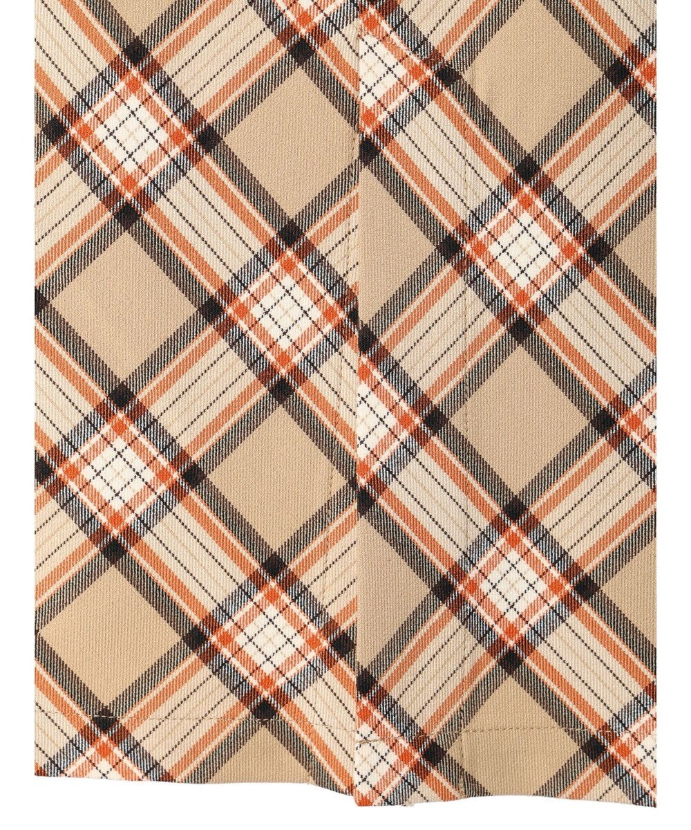 earth music&ecology チェック柄ナロースカート 