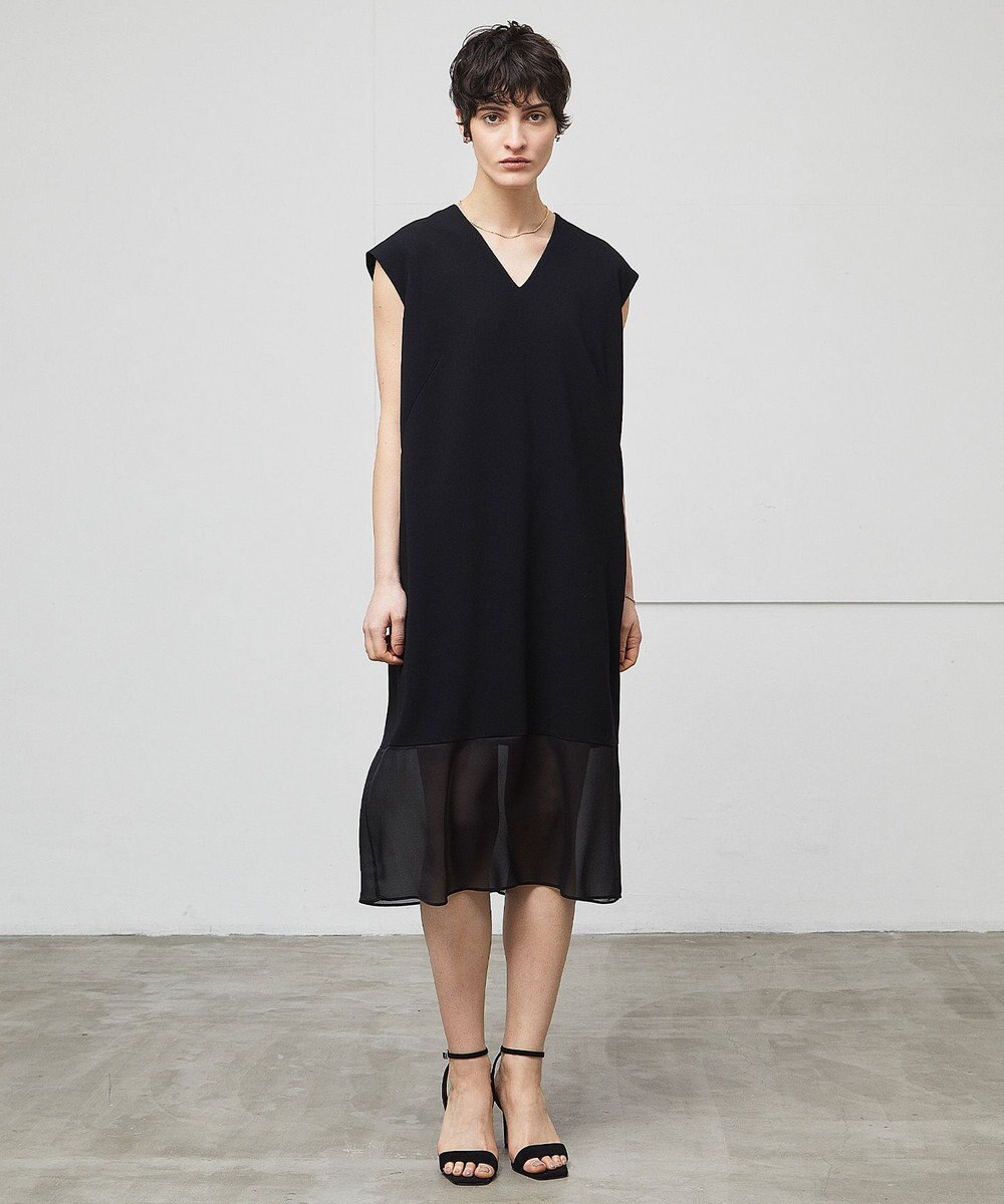 BEIGE， 【洗える】LORRAINE / Vネックドレス 