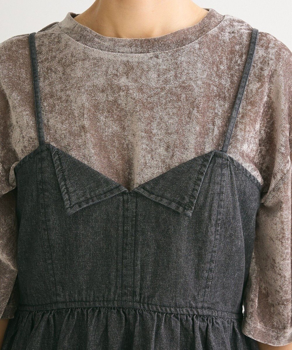 Green Parks ・ＳＵＧＡＲ　ＳＰＯＯＮ　デニムキャミチュニック 