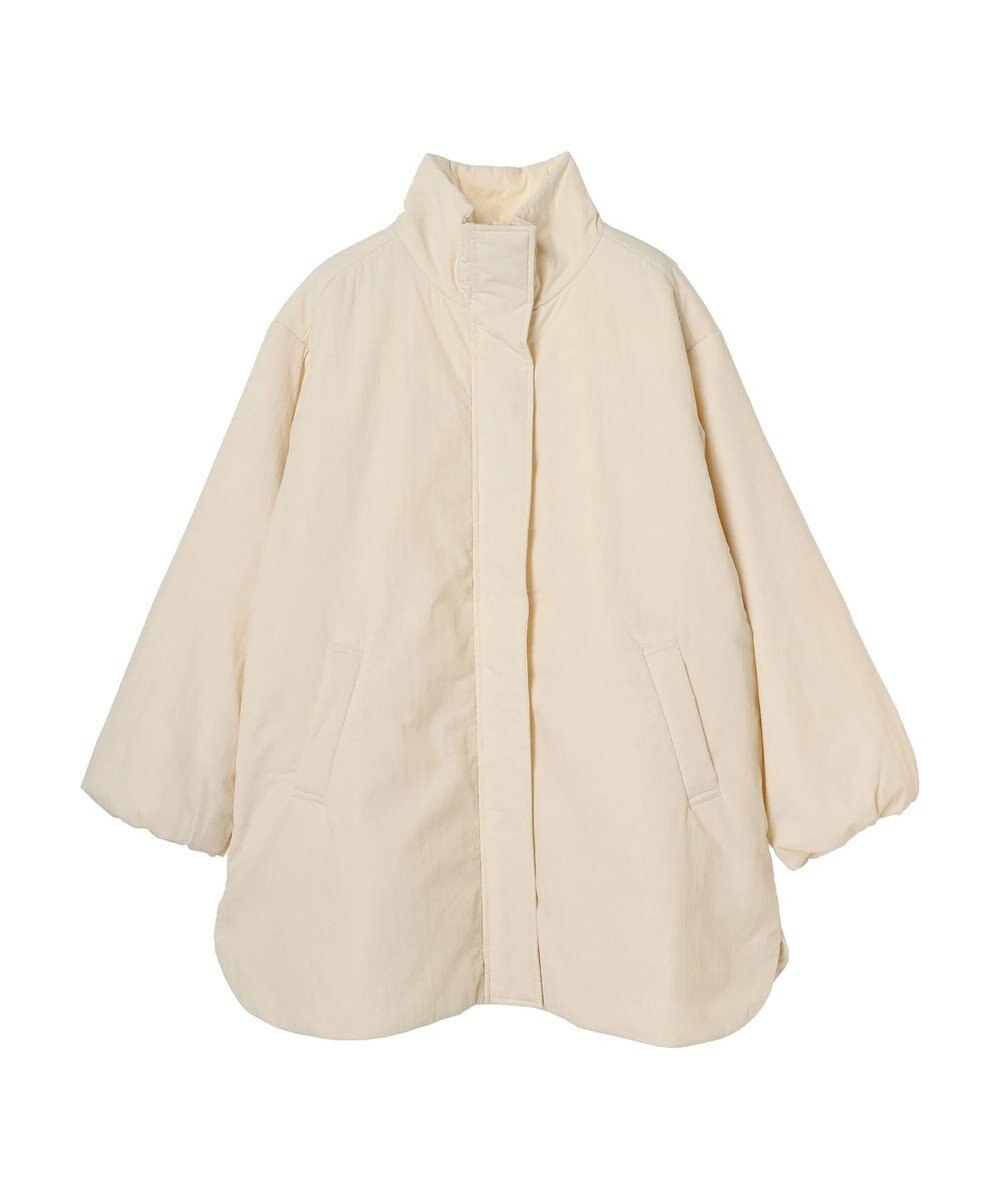 Green Parks 中わたスタンドカラーミドル丈ブルゾン 