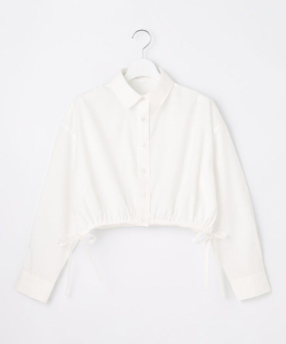 Feroux 【洗える】ショート丈ドロスト シャツ 