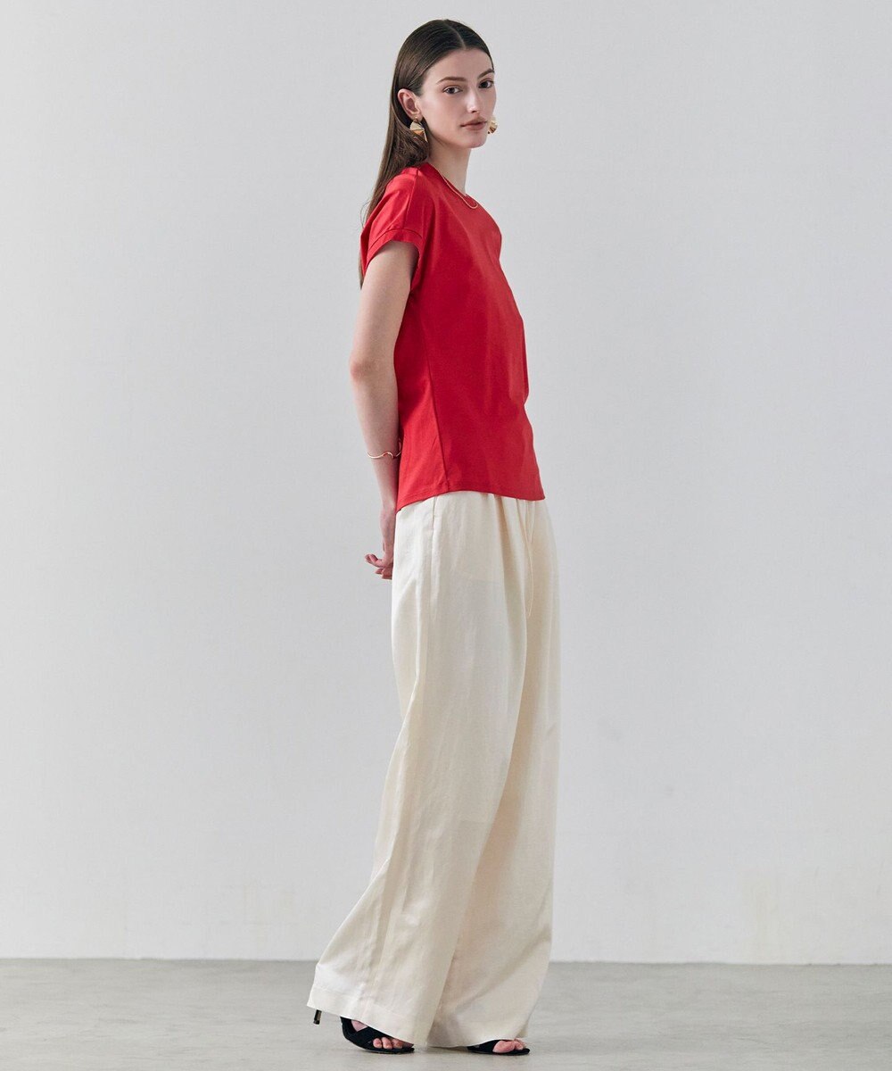 BEIGE， BORNA / コットンスムースTシャツ 