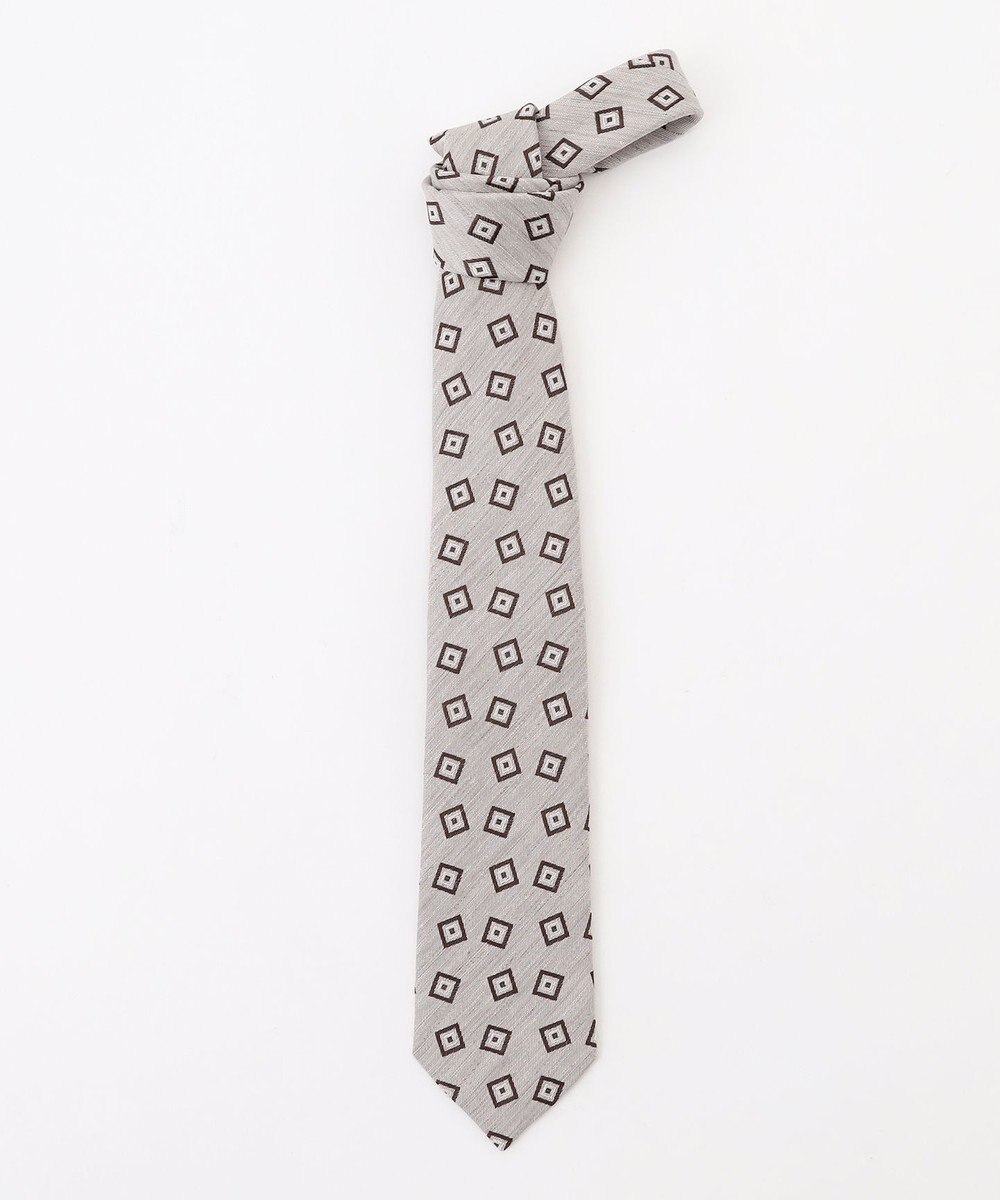 JOSEPH ABBOUD 【イタリア生地・日本製】スクエアメランジ ネクタイ 