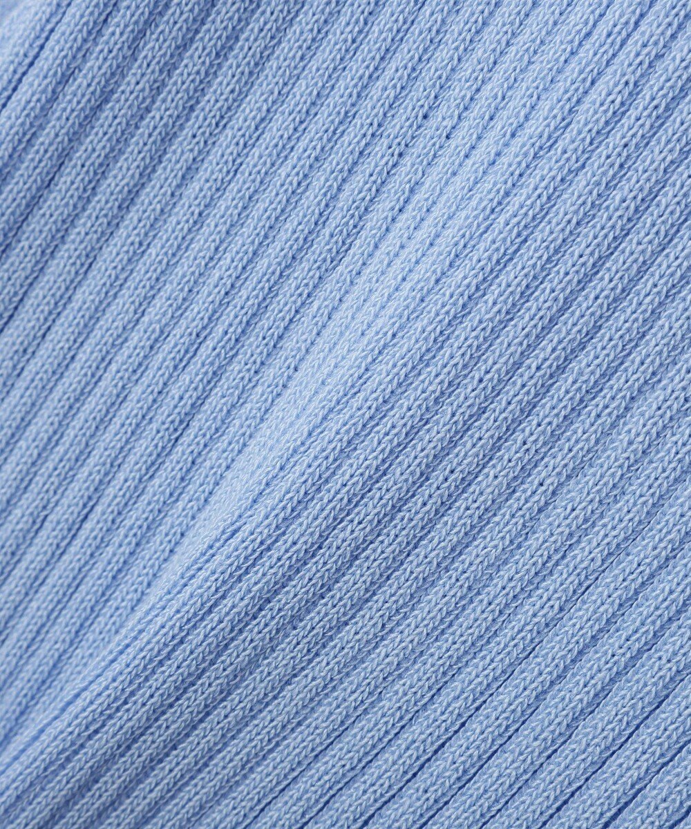 earth music&ecology ミニフリルポロカーディガン 