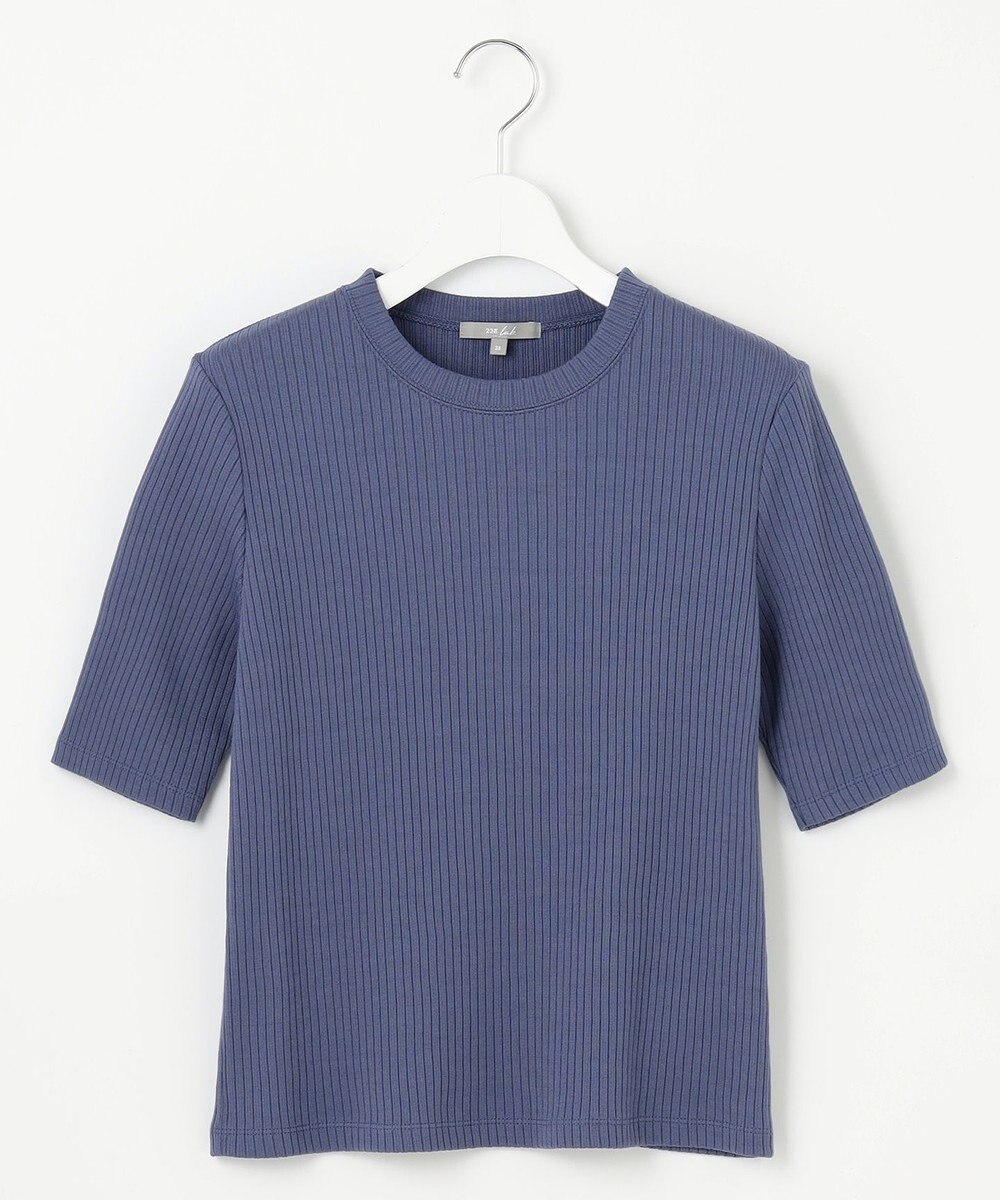 23区 【Indian Factory】シャイニーワイドリブ カットソー 