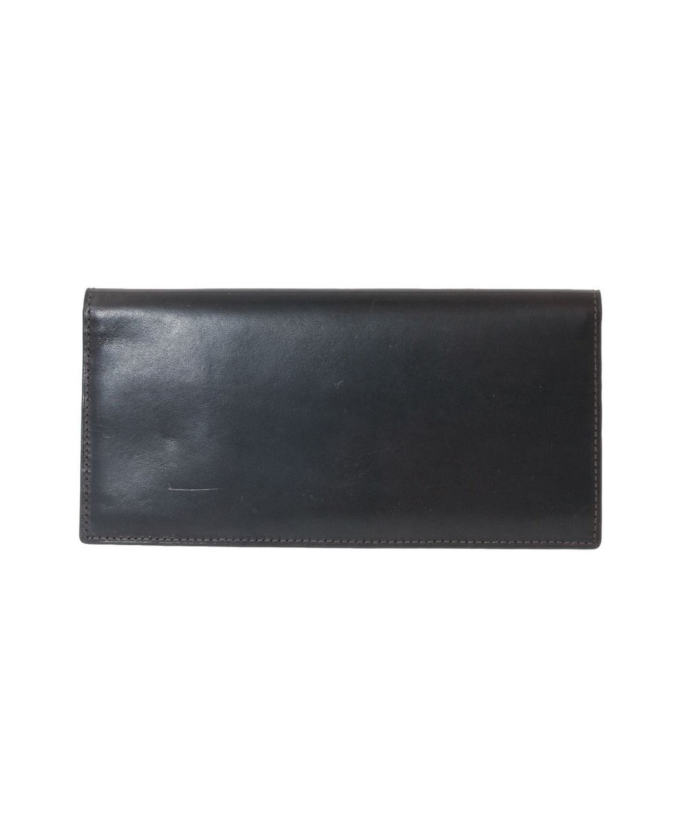 genten スクエアウォレット キップレザー長財布 