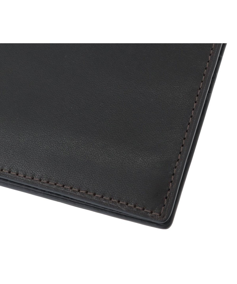 genten スクエアウォレット キップレザー長財布 