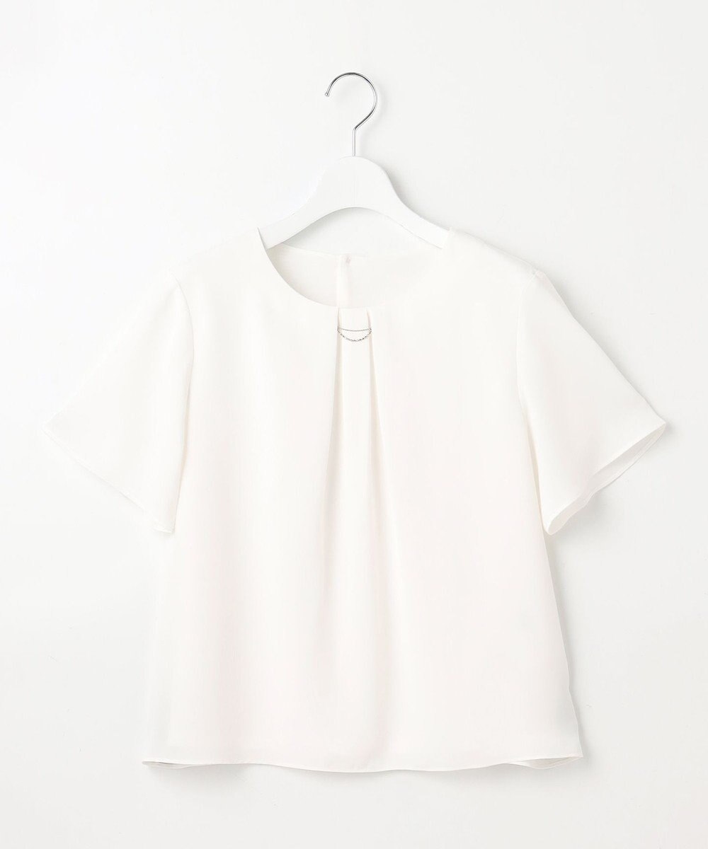 J.PRESS LADIES L シアーストライプ カットソー 