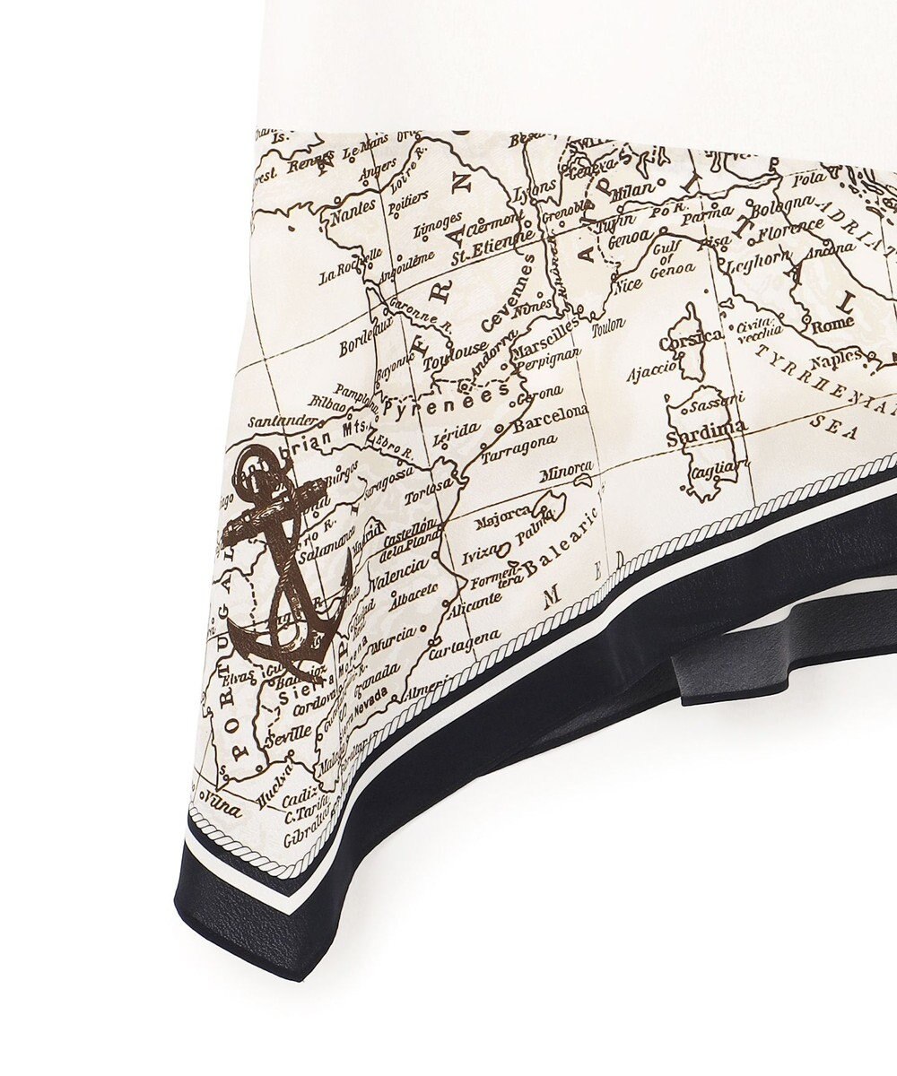 23区 S 【先行予約】スカーフコンビジャージー ウエストデザイン カットソー 