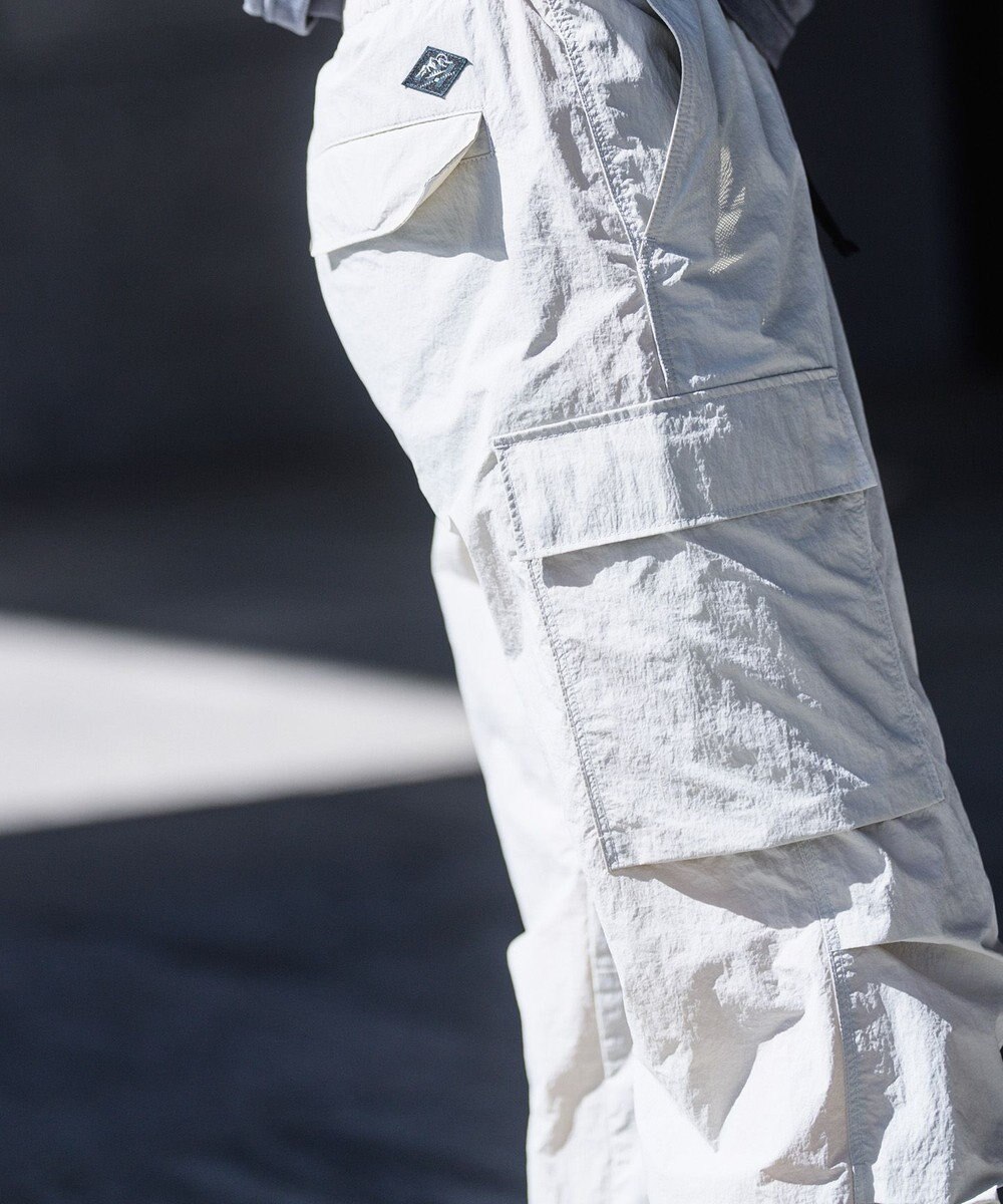 JOSEPH ABBOUD MOUNTAIN 【CREA掲載・レディースシルエット・ECO撥水/抗菌性/軽量】タスランワッシャー クライミングカーゴ パンツ 