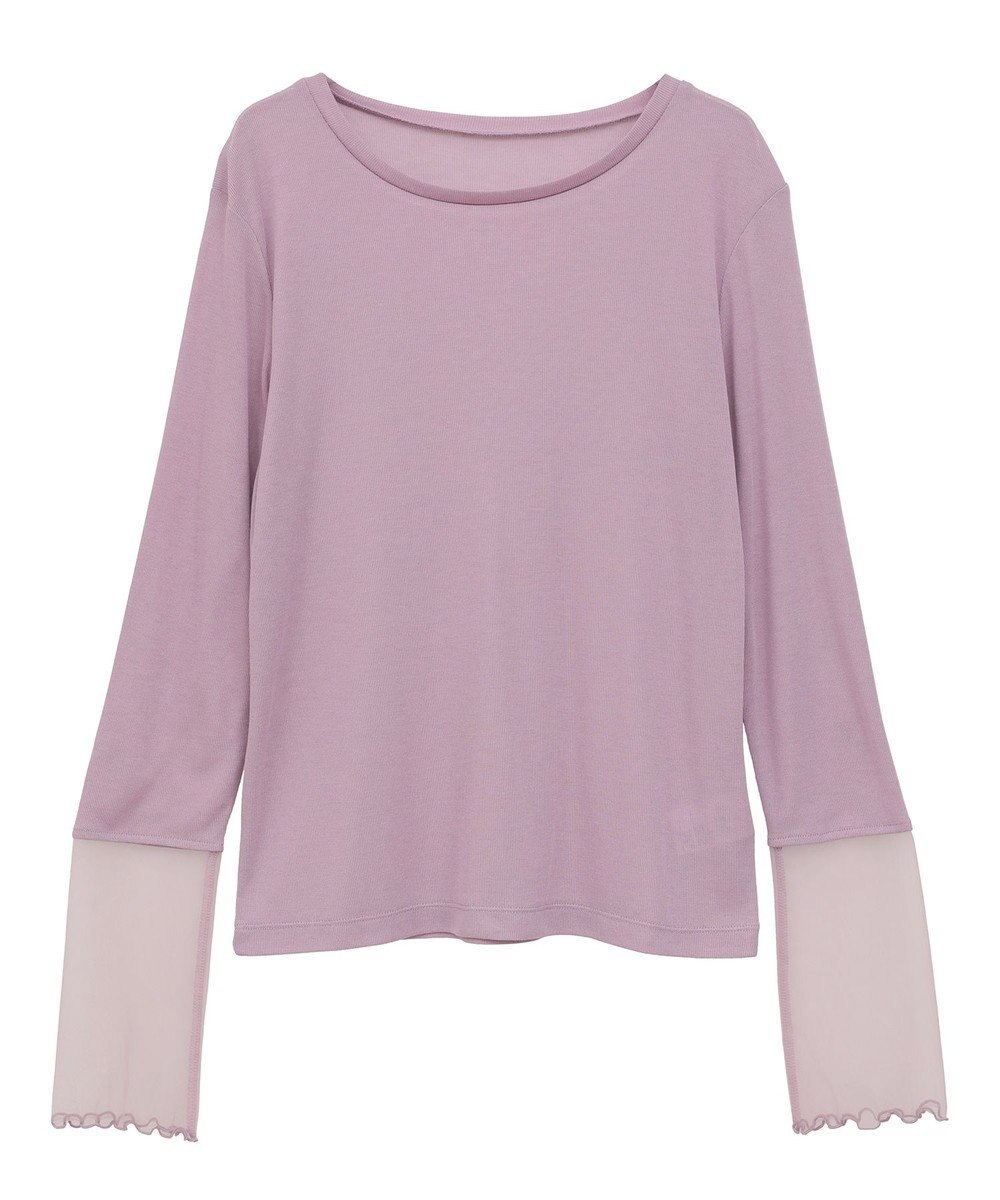 earth music&ecology シアースリーブプルオーバー 