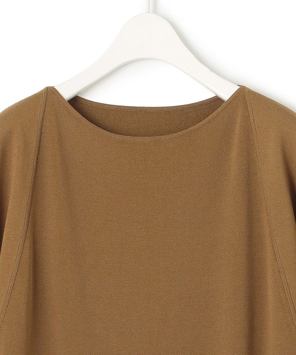 ICB 【洗える】ドライコットンアセテート ドレープスリーブワンピース 