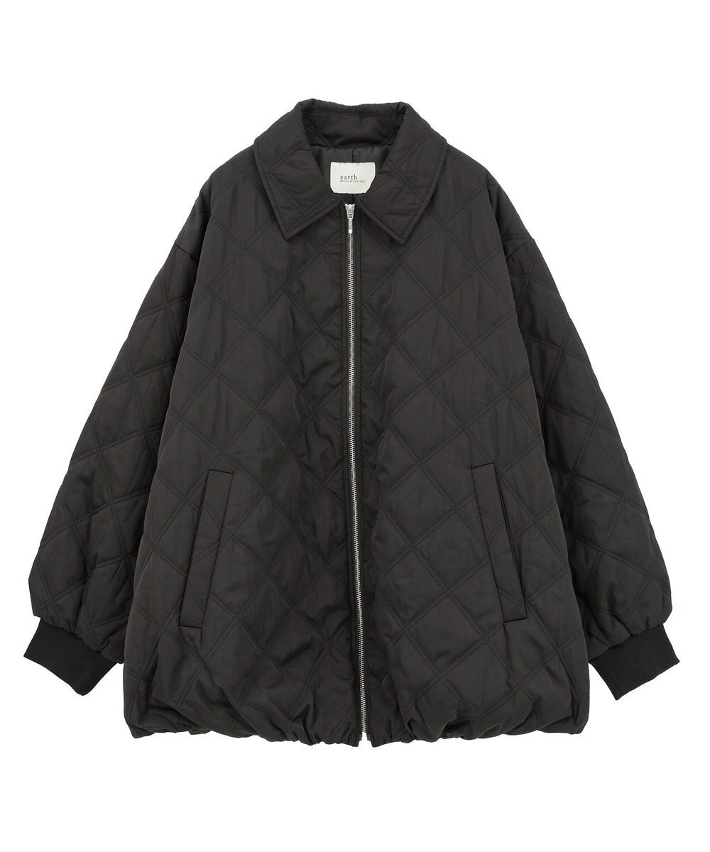 earth music&ecology 【WEB限定】ダブルステッチキルティングコート 