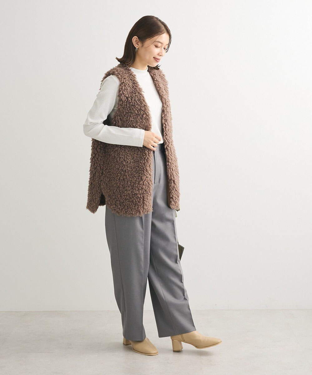 Green Parks シープライクファーベスト 