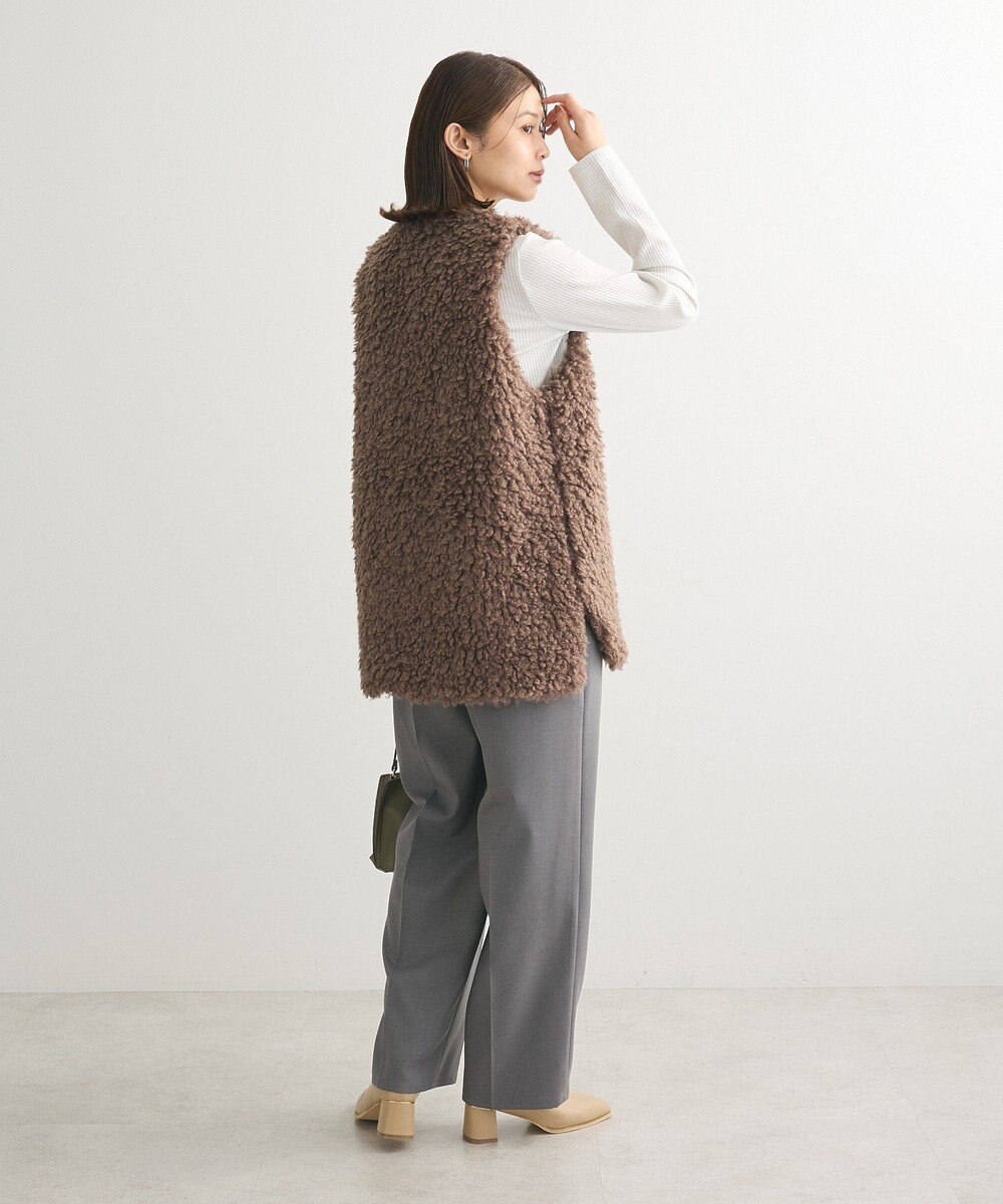 Green Parks シープライクファーベスト 