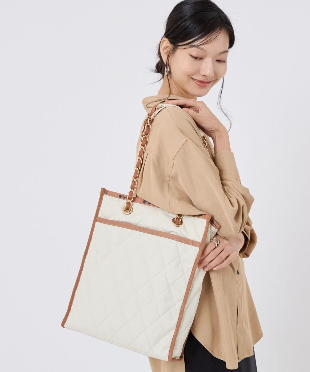 LeSportsac CHAIN N/S TOTE/ムーンリットサンド 