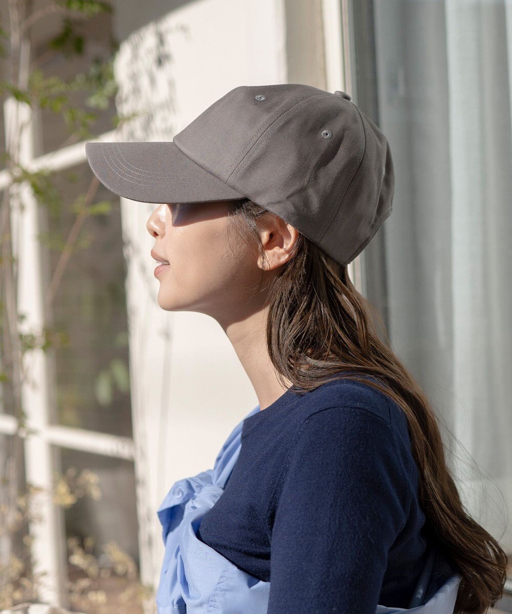 MOONBAT 【新色追加】深さ選べるUVツイルキャップ(かなり深め) つば遮光／洗える／接触冷感／サイズ調整可能 