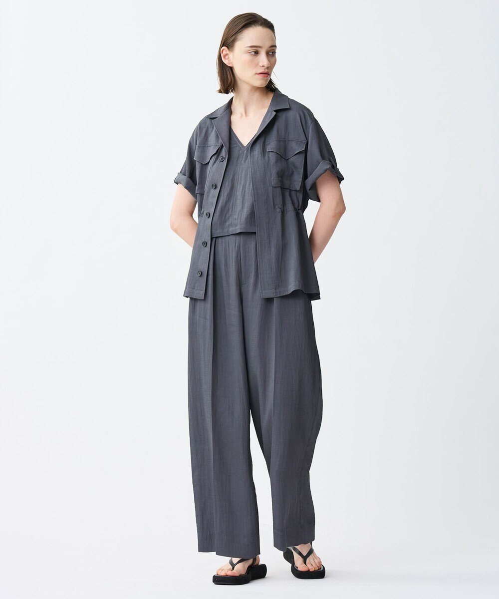 uncrave ドレープツイル Vネックトップス 