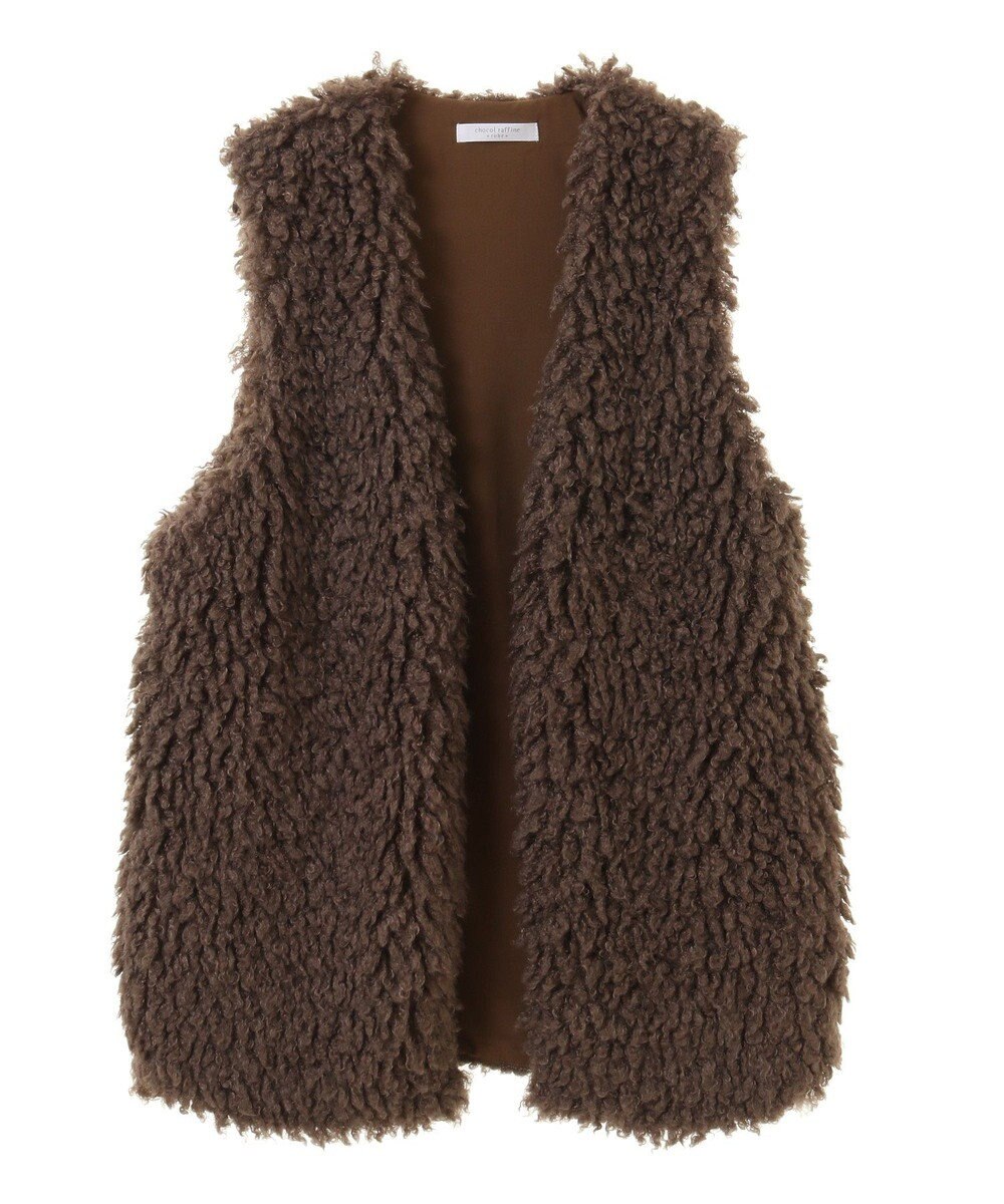 Green Parks シープライクファーベスト 