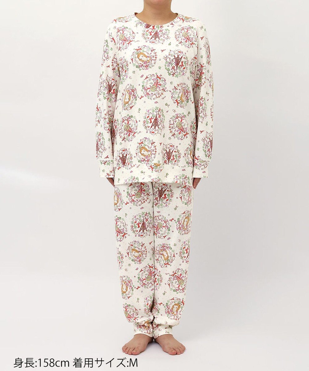 tsumori chisato SLEEP ツモリチサト パジャマ 長袖 長ズボン 綿100%(本体) あったか レディース  UDW451 /ワコール 
