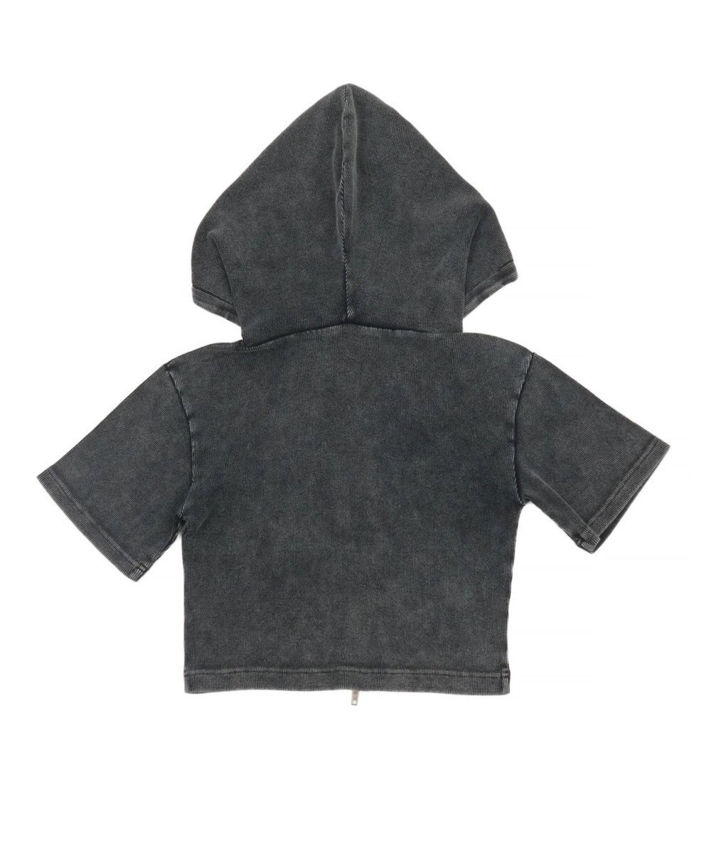 WEGO リブハンソデジップパーカー 