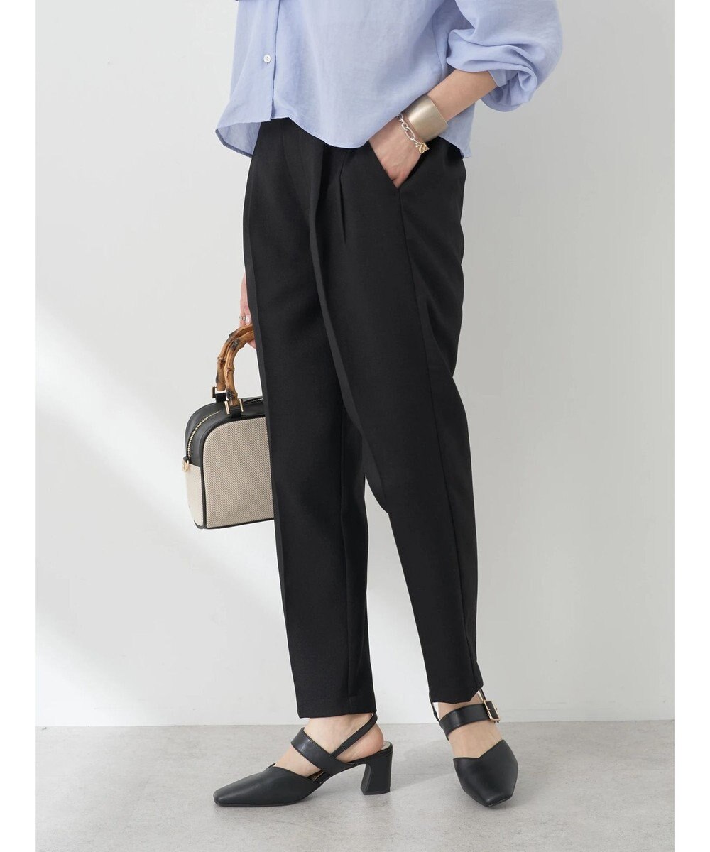 earth music&ecology 接触冷感テーパードパンツ 