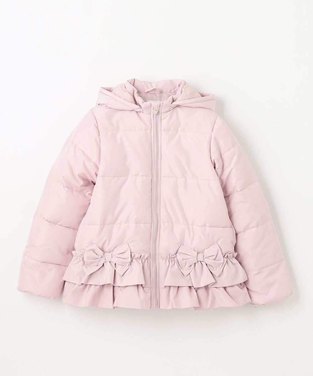 ANY KIDS 【洗濯機OK】中綿リボンコート 