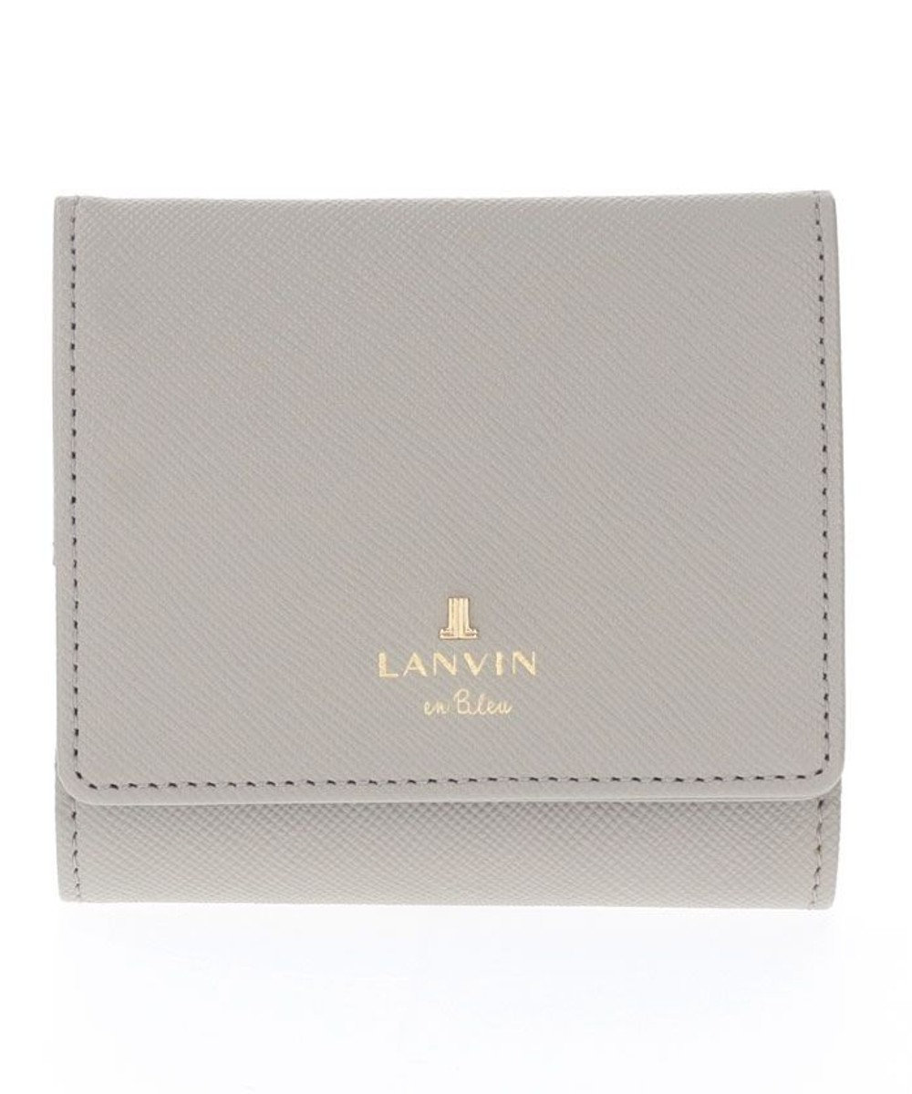 LANVIN en Bleu リュクサンブールカラー 内BOX二つ折り財布 グレー