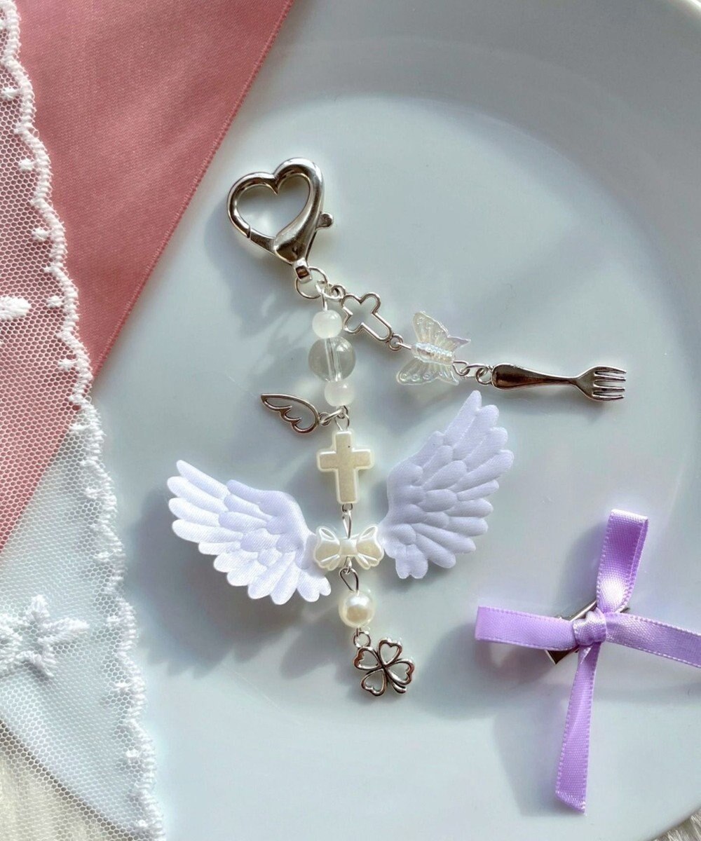 WEGO エンジェルビーズキーホルダー 