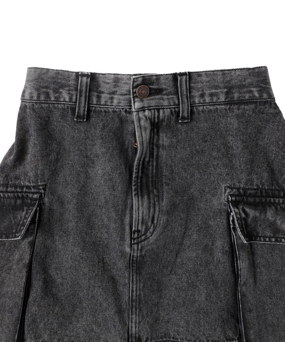 WEGO カーゴポケットデニムミニスカート 