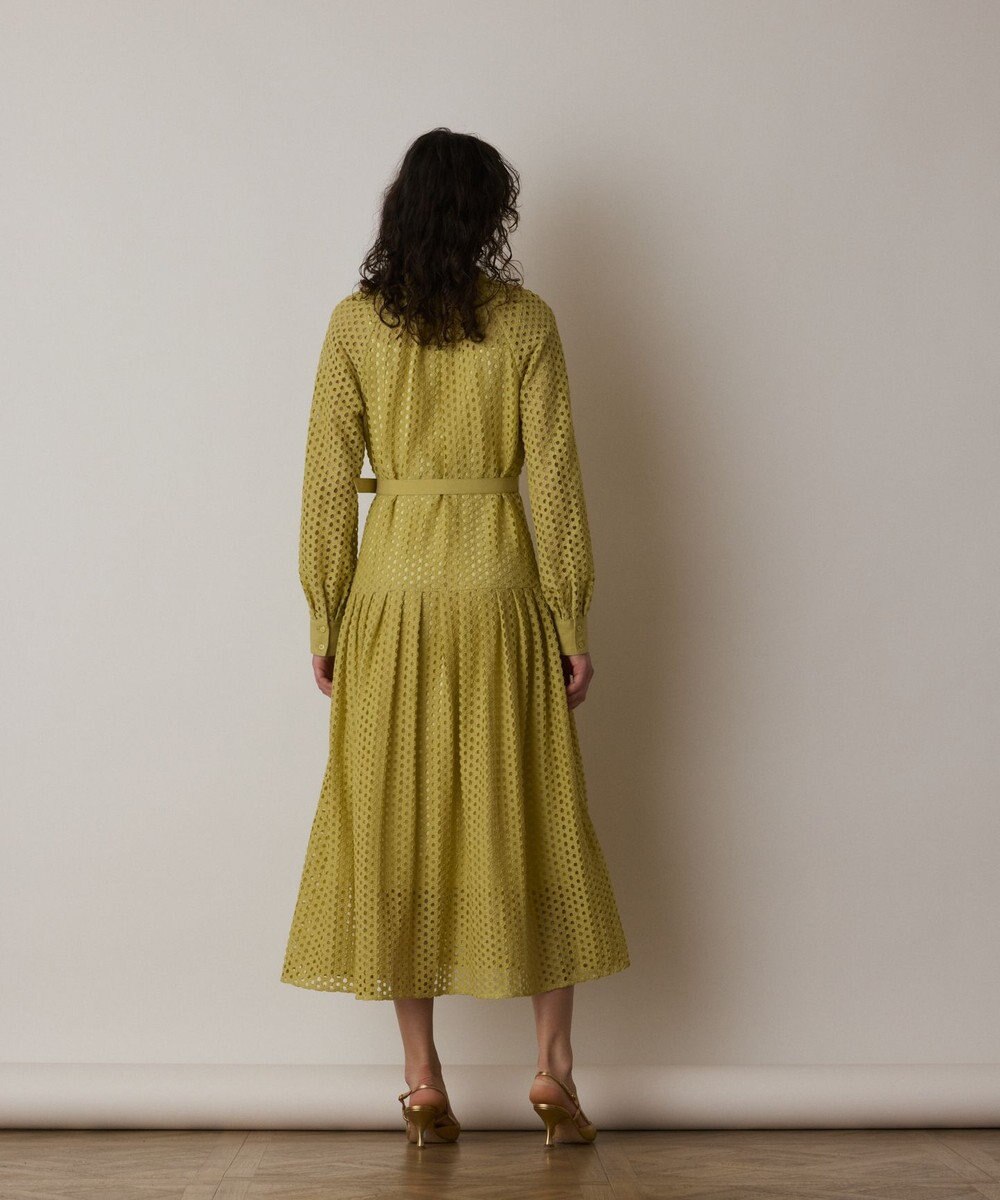 GRACE CONTINENTAL メッシュレースカフタンワンピース 