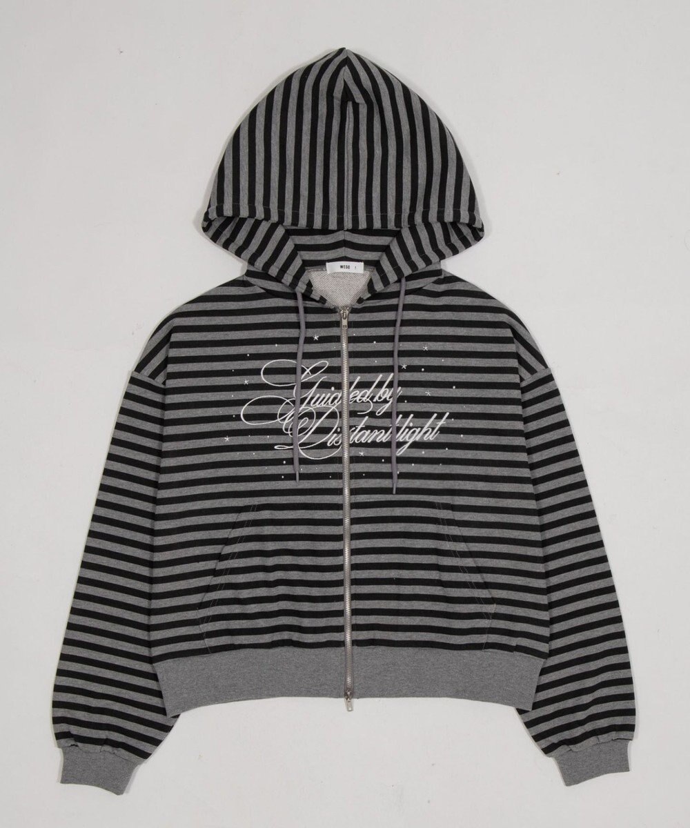 WEGO グラフィックZIPパーカー 