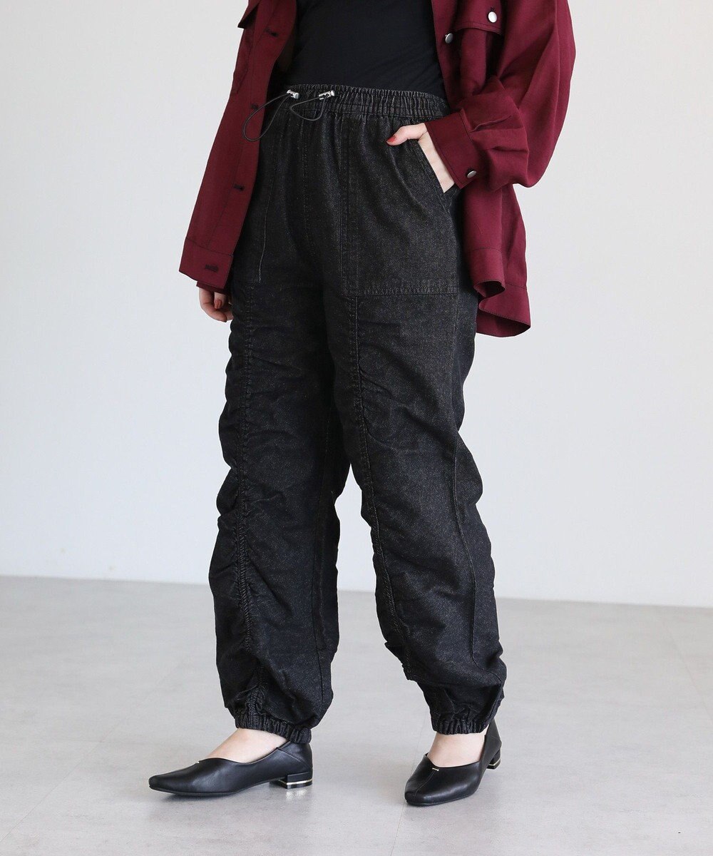 Green Parks ・ＳＵＧＡＲ　ＳＰＯＯＮ　デニムギャザーパンツ 