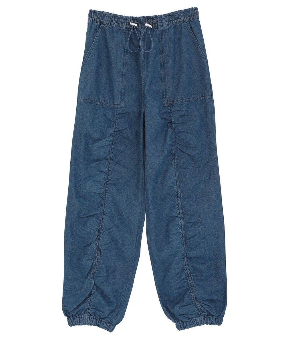 Green Parks ・ＳＵＧＡＲ　ＳＰＯＯＮ　デニムギャザーパンツ 