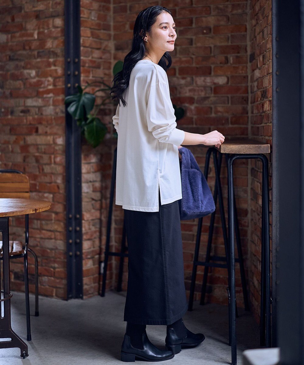 ANY ロゴロングスリーブTシャツ 