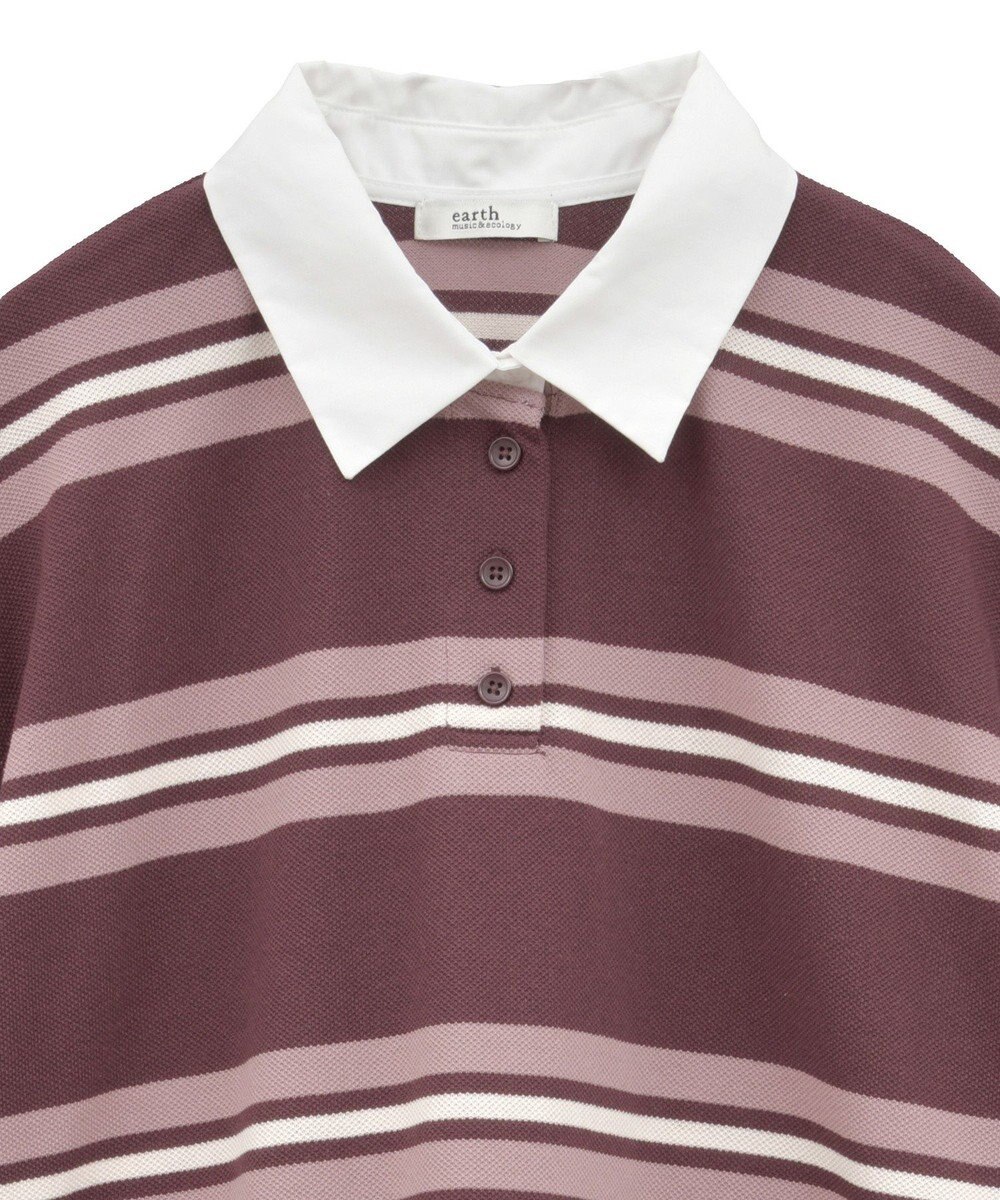 earth music&ecology レトロボーダーラガーミニワンピース 