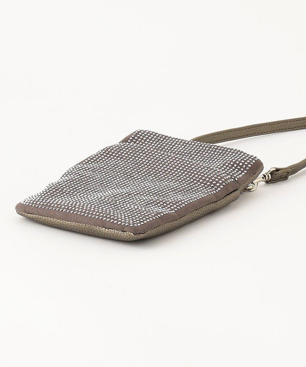 LA BAGAGERIE ラインストーンポシェット 