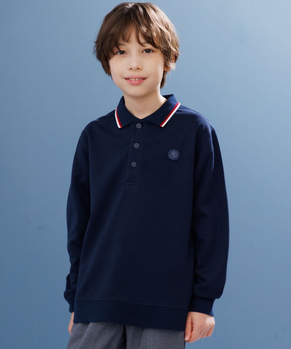 J.PRESS KIDS 【140-170cm】リブライン ポロシャツ 