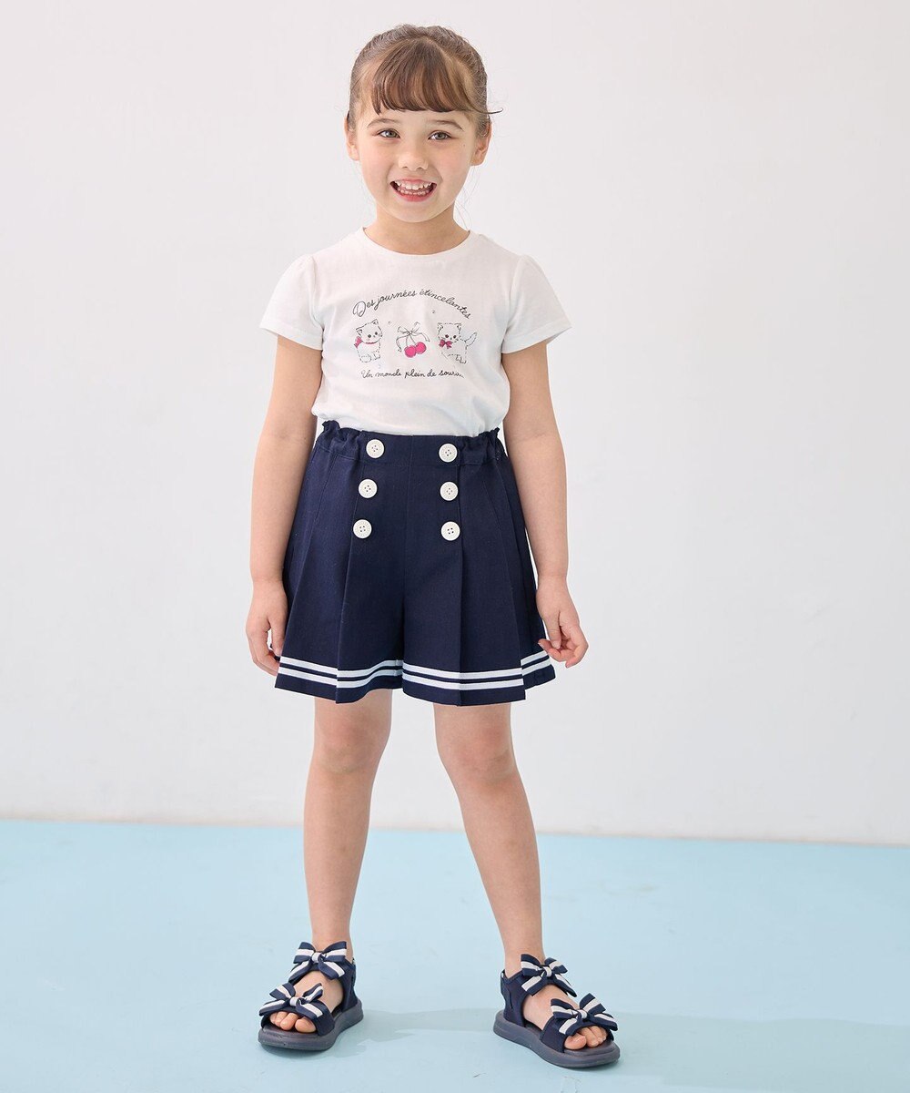 ANY KIDS セーラーカラー Tシャツ 