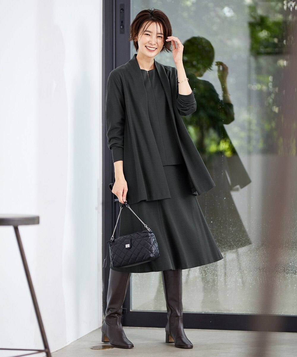 J.PRESS LADIES セルロースリバー カーディガン 