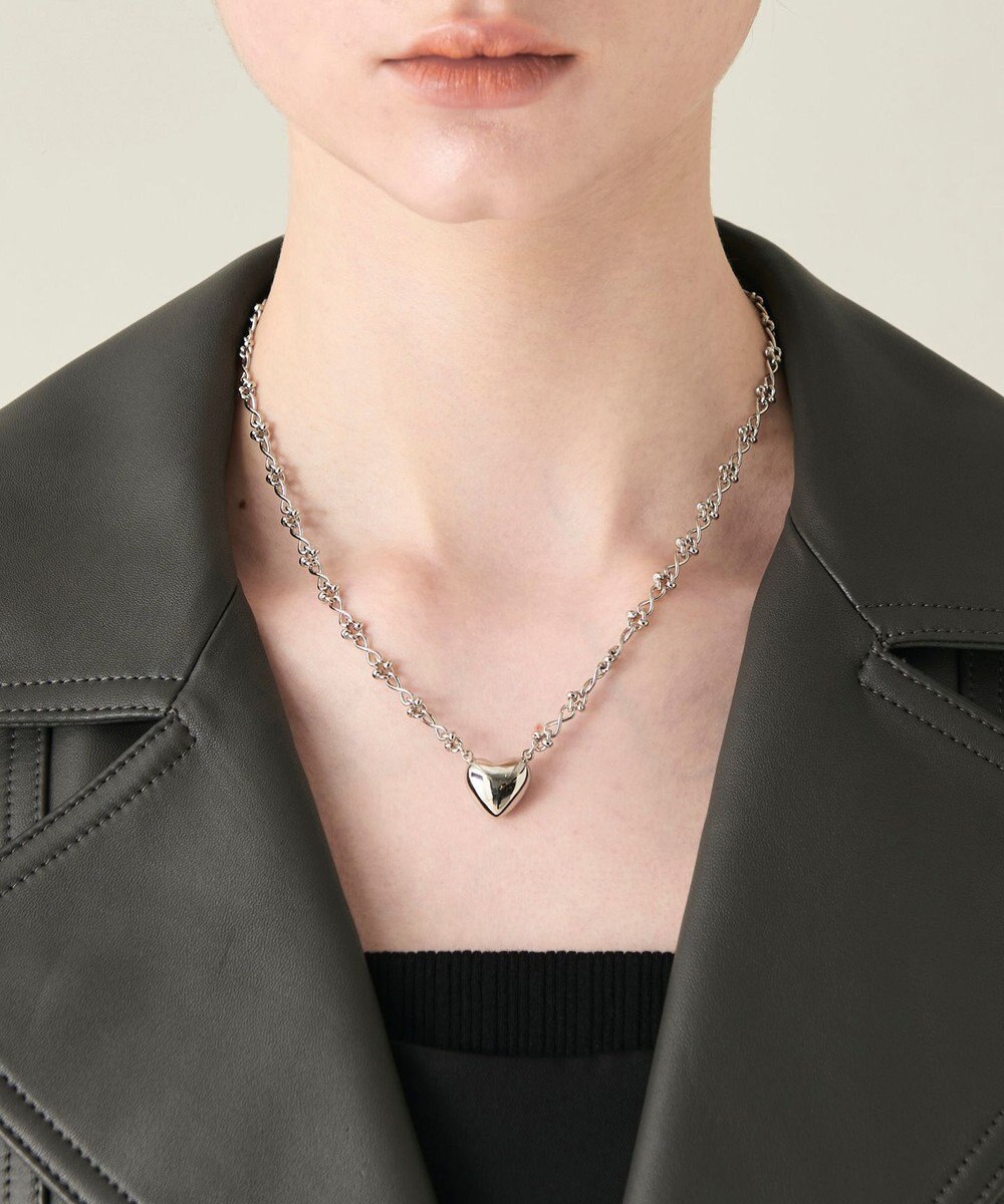 GRACE CONTINENTAL モチーフハートネックレス 