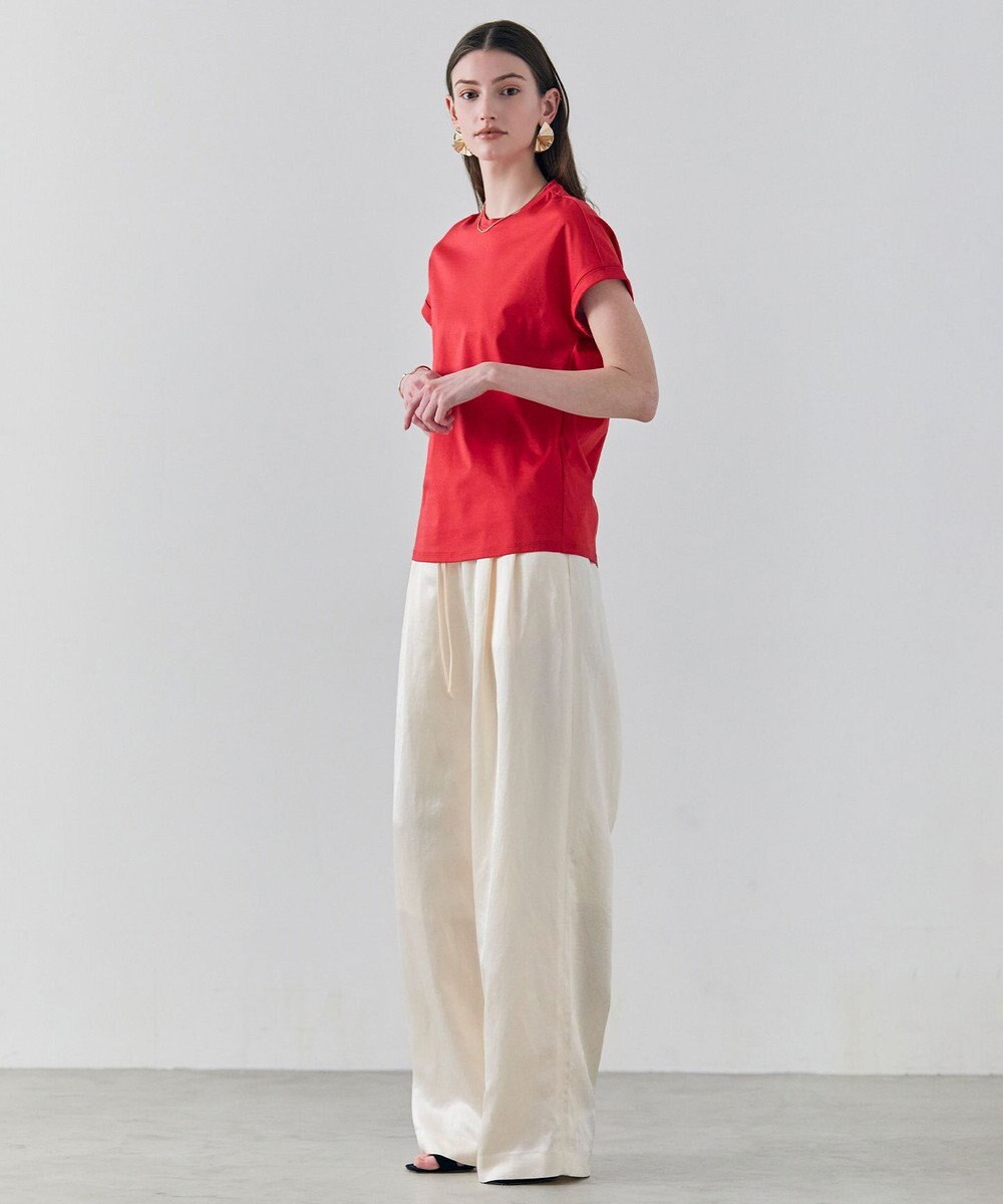 BEIGE， BORNA / コットンスムースTシャツ 