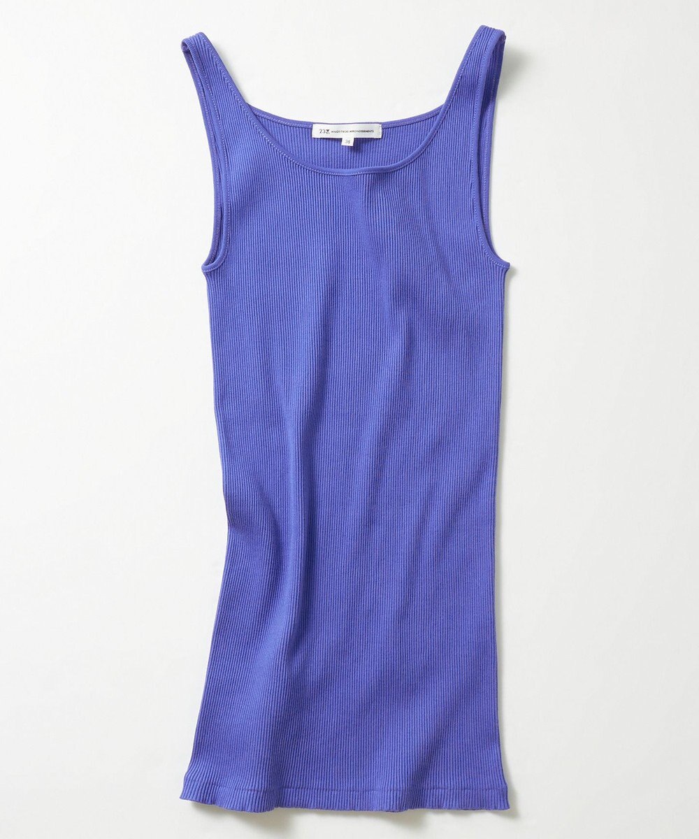 23区 S 【Oggi6月号掲載/新色追加】オーガニック コットンリブ タンクトップ 